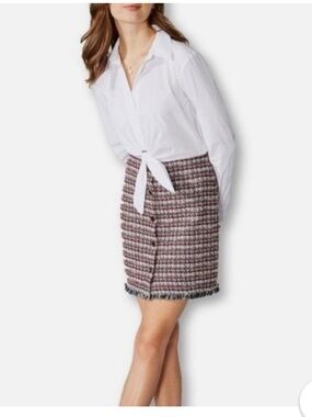 Bailey 44 pas de deux tweed dress
